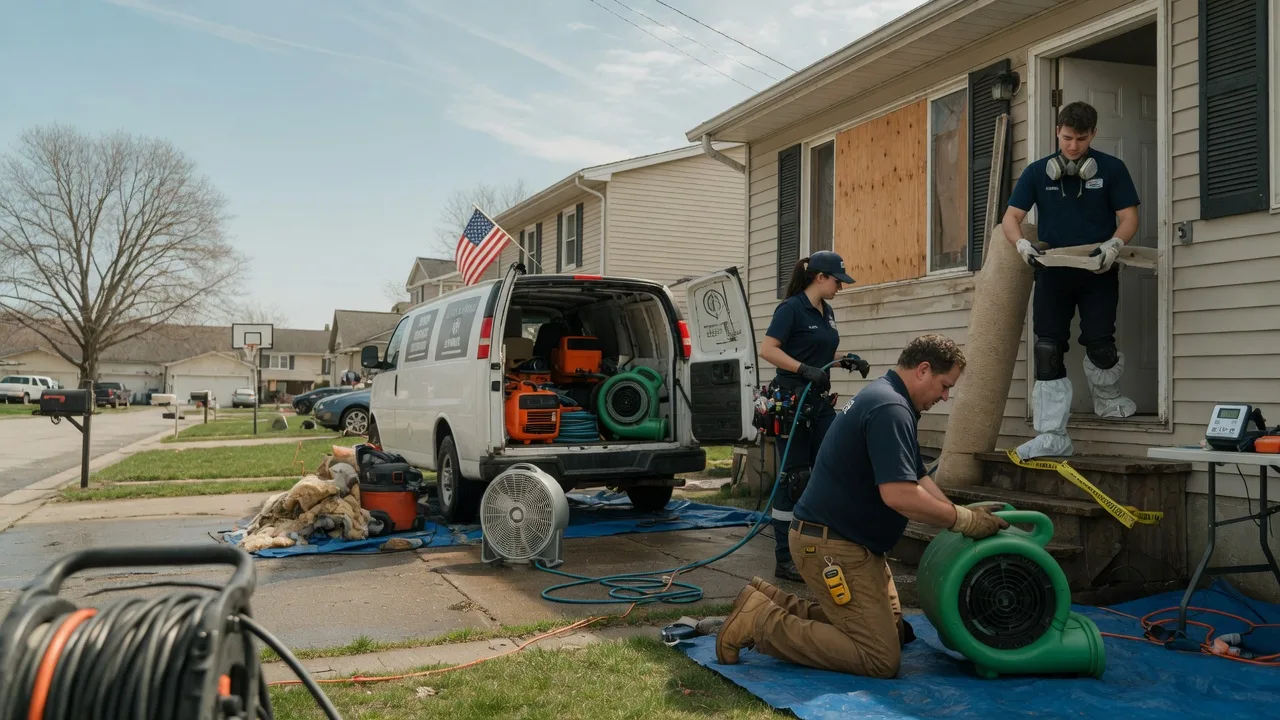 Water Damage Restoration in Damon, TX near me